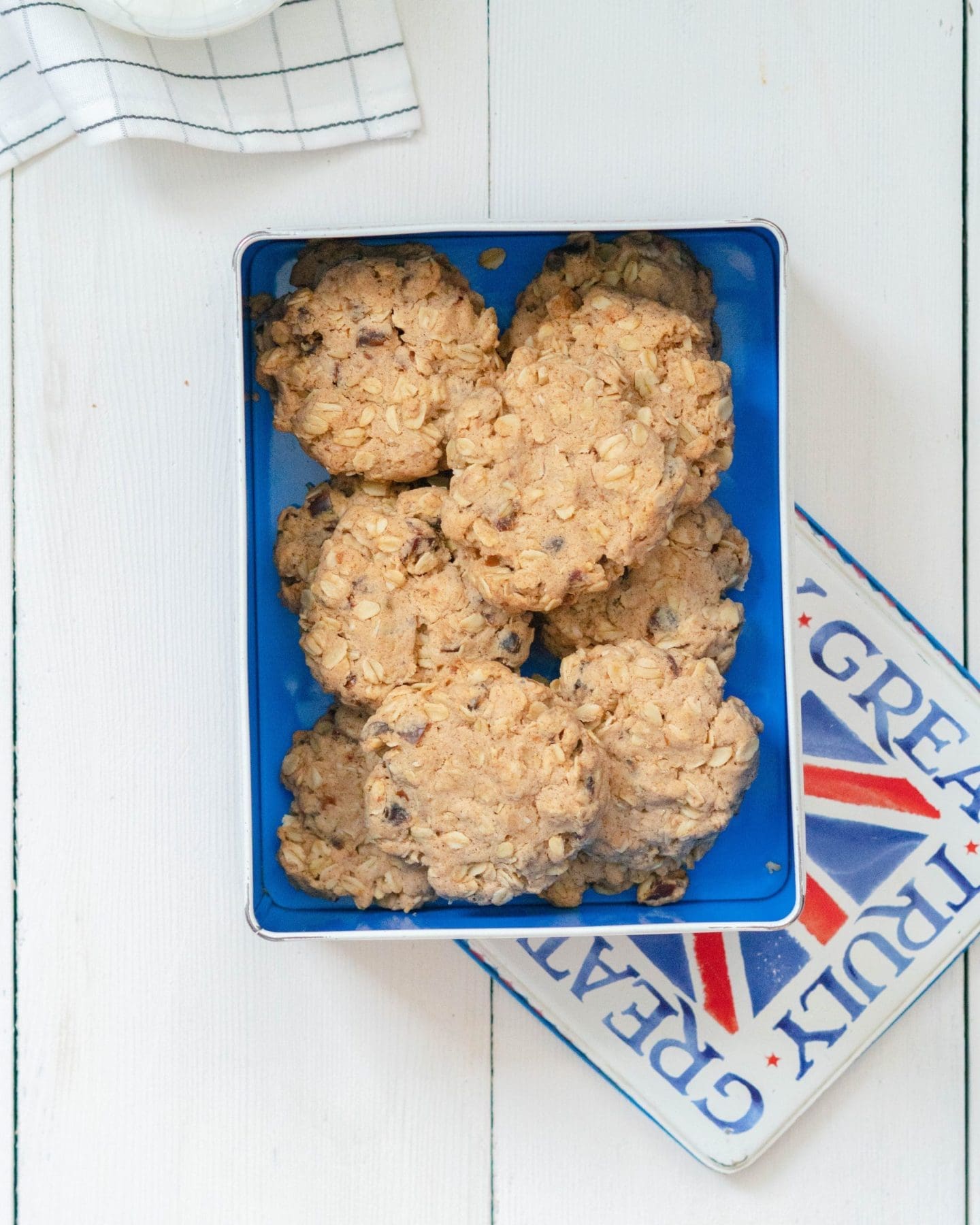 Maple and Date Oat Cookies cookies in a tin Pure Maple Syrup