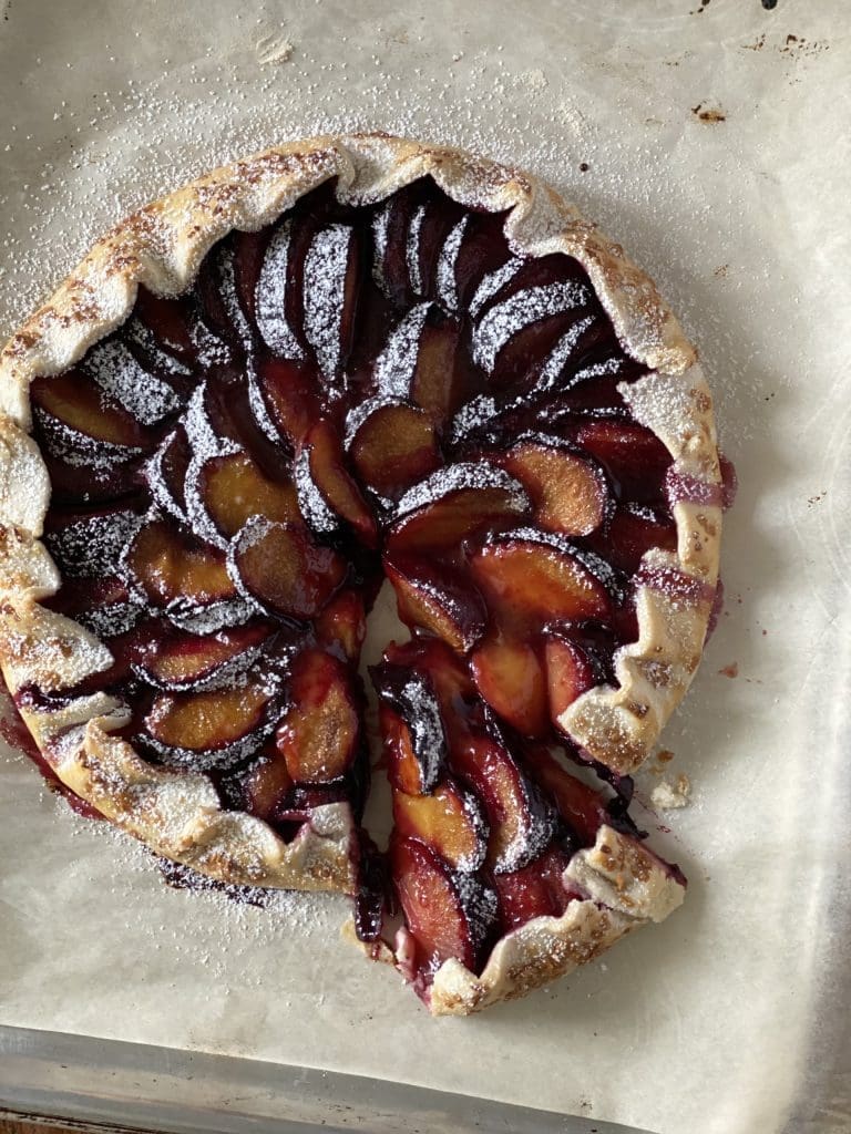 Maple plum pie