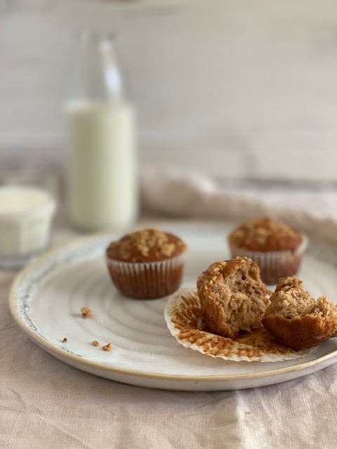 Apple Maple Muffins with Crumble Topping Pure Maple Syrup